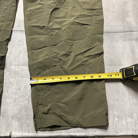 Magellan Pants Mens 3XL Green Convertible Outdoor Fish Gear Water Repel Zip - Picture 2 of 10